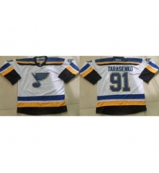 St. Louis Blues #91 Vladimir Tarasenko White Stitched Jersey