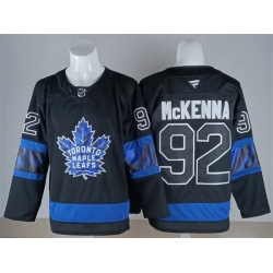 Men Toronto Maple Leafs  92 Gavin McKenna Fanatics Black Alternate Reversible Next Gen Jersey