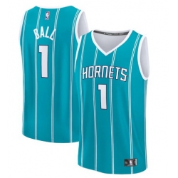 Youth Charlotte Hornets Lamelo Ball #1 Teal Icon Edition Player Jersey