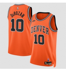 Men Denver Nuggets 10 DeMar DeRozan Orange 2026 27Classic Edition Stitched Basketball Jersey Men Denver Nuggets 10 DeMar DeRozan Orange 2026 27Classic Edition Stitched Basketball Jersey