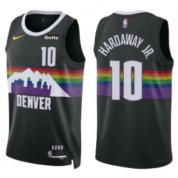 Men Denver Nuggets 2025-26 City Edition #10 Tim Hardaway Jr. Black Swingman Jersey