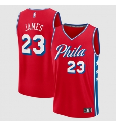 Mens Philadelphia 76ers LeBron James Fanatics Red Fast Break Jersey Statement Edition Mens Philadelphia 76ers LeBron James Fanatics Red Fast Break Jersey Statement Edition
