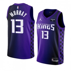 Men Sacramento Kings 13 Keegan Murray Purple 2023 24 Statement Edition Swingman Stitched Basketball Jersey