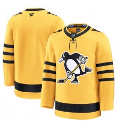 Men Pittsburgh Penguins Blank Gold 2025 Alternate Stitched Hockey Jersey Men Pittsburgh Penguins Blank Gold 2025 Alternate Stitched Hockey Jersey