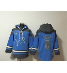 Men Detroit Lions 0 Jahmyr Gibbs Blue Ageless Must Have Lace Up Pullover Hoodie Men Detroit Lions 0 Jahmyr Gibbs Blue Ageless Must Have Lace Up Pullover Hoodie