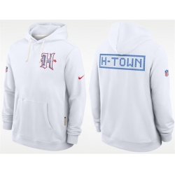 Men Houston Texans White 2026 Rivalries Collection Pullover Hoodie