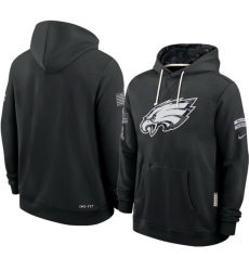 Men Philadelphia Eagles Black 2026 Salute to Service Sideline Dri FIT Pullover Hoodie Men Philadelphia Eagles Black 2026 Salute to Service Sideline Dri FIT Pullover Hoodie