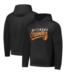 Men Baltimore Orioles Black Dunbrooke Champion Pullover Hoodie
