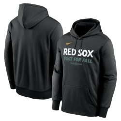 Men Boston Red Sox Black 2025 Postseason Collection Therma Fleece Hoodie