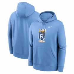 Men Kansas City Royals Light Blue Cooperstown Collection Pullover Hoodie