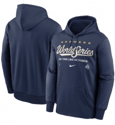Men Milwaukee Brewers Navy 2026 World Series Collection Therma Fleece Hoodie