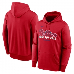 Men Philadelphia Phillies Red 2025 Postseason Collection Therma Fleece Hoodie