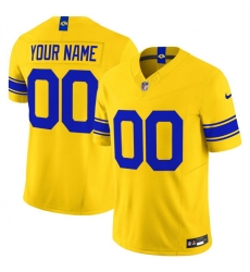 Women Los Angeles Rams Active Player Custom Gold Classic Sol 2026 F U S E  Vapor Limited Stitched Football Jersey Run Small 