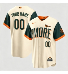 Men Baltimore Orioles Nike Cream 2026 City Connect Stadium Custom Jersey Men Baltimore Orioles Nike Cream 2026 City Connect Stadium Custom Jersey