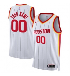 Men Houston Rockets Actiive Player Custom White 2026 27 Association Edition Stitched Basketball Jersey Men Houston Rockets Actiive Player Custom White 2026 27 Association Edition Stitched Basketball Jersey