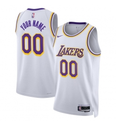 Men Women Youth Toddler LOS ANGELES LAKERS Custom Nike NBA Stitched Jersey Gold White Purple Men Women Youth Toddler LOS ANGELES LAKERS Custom Nike NBA Stitched Jersey Gold White Purple