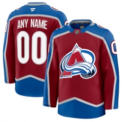 Men Women Youth Colorado Avalanche Fanatics Home Premium Custom Jersey Burgundy