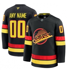 Men Women Youth Vancouver Canucks Fanatics Black Alternate Premium Custom Jersey Men Women Youth Vancouver Canucks Fanatics Black Alternate Premium Custom Jersey