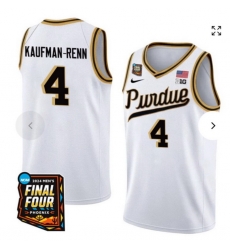 Purdue Jersey #4 White