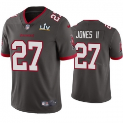 Men Ronald Jones Ii Buccaneers Pewter Super Bowl Lv Vapor Limited Jersey