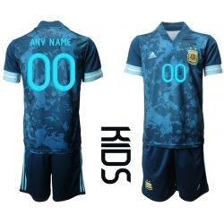 Kids Argentina Short Soccer Jerseys 018