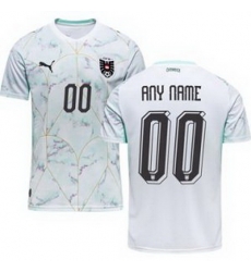 Youth 00 Austria Custom World Cup Away Replica Jersey  2