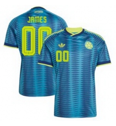 Youth Colombia Custom 2026 Away Replica Turquoise Jersey 2