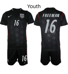 USA FIFA World Cup 2026 Navy Blue Soccer Jersey Alex Freeman #16