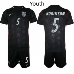 USA FIFA World Cup 2026 Navy Blue Soccer Jersey Antonee Robinson #5