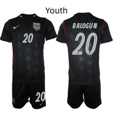USA FIFA World Cup 2026 Navy Blue Soccer Jersey Folarin Balogun #20 USA FIFA World Cup 2026 Navy Blue Soccer Jersey Folarin Balogun #20