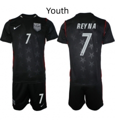 USA FIFA World Cup 2026 Navy Blue Soccer Jersey Giovanni Reyna #7 USA FIFA World Cup 2026 Navy Blue Soccer Jersey Giovanni Reyna #7