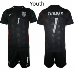 USA FIFA World Cup 2026 Navy Blue Soccer Jersey Matt Turner #1