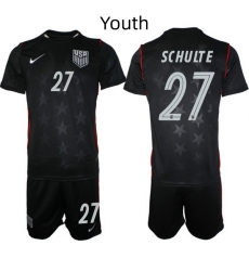 USA FIFA World Cup 2026 Navy Blue Soccer Jersey Patrick Schulte #27 USA FIFA World Cup 2026 Navy Blue Soccer Jersey Patrick Schulte #27