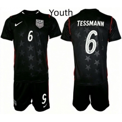 USA FIFA World Cup 2026 Navy Blue Soccer Jersey Tanner Tessmann #6