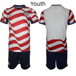 USA FIFA World Cup 2026 Soccer Red Home Jersey Blank