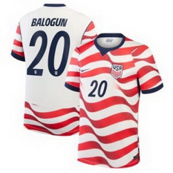 Youth 20Folarin Balogun USMNT 2026 Stadium Replica Jersey   2