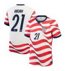 Youth 21Timothy Weah USMNT 2026 Stadium Replica Jersey 2 Youth 21Timothy Weah USMNT 2026 Stadium Replica Jersey 2