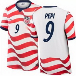 Youth 9 Ricardo Pepi USMNT 2026 Home Stadium Replica Jersey 1
