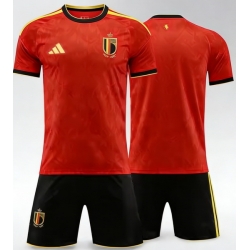 2026 FIFA World Cup Belgium Soccer Home Jersey Blank