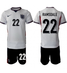 England FIFA World Cup 2026 White Soccer Jersey Aaron Ramsdale #22 England FIFA World Cup 2026 White Soccer Jersey Aaron Ramsdale #22