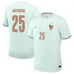 Men 25Maghnes Akliouche France Jersey   1