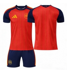 2026 FIFA World Cup Spain Soccer Home Jersey Blank