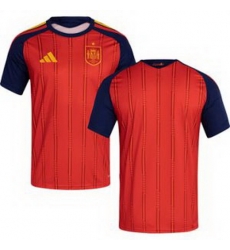 Men 0 Spain Blank World Cup 2026 Away Replica Jersey 6 Men 0 Spain Blank World Cup 2026 Away Replica Jersey 6