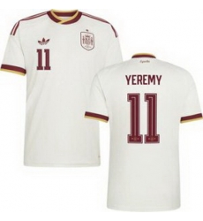 Men 11 Spain Yeremy Pino World Cup 2026 Away Replica Jersey 2 Men 11 Spain Yeremy Pino World Cup 2026 Away Replica Jersey 2
