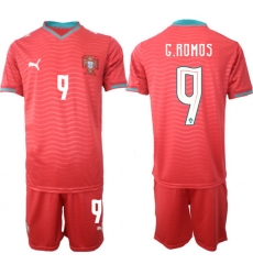 Portugal 2026 FIFA World Cup Soccer Jersey Red #9 G.ROMOS