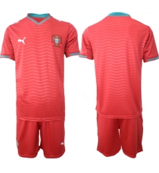Portugal 2026 FIFA World Cup Soccer Jersey Red BLANK