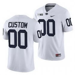 penn state nittany lions custom white college football men jersey 1