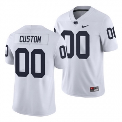 penn state nittany lions custom white limited men's jersey