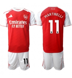 Men Arsenal 2026 Soccer Jerseys Red White #11 MARTINELLI