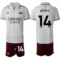 Men Arsenal 2026 Soccer Jerseys White #14 HENRY